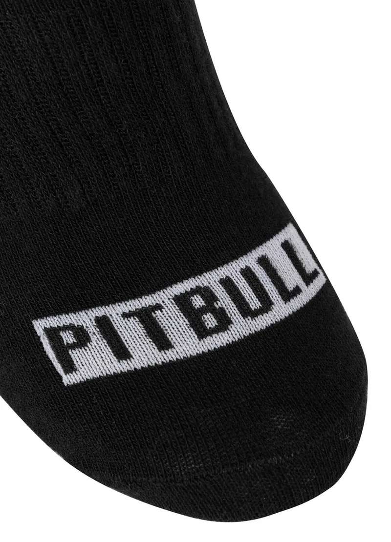 PIT BULL SKARPETKI HIGH ANKLE THIN BLACK