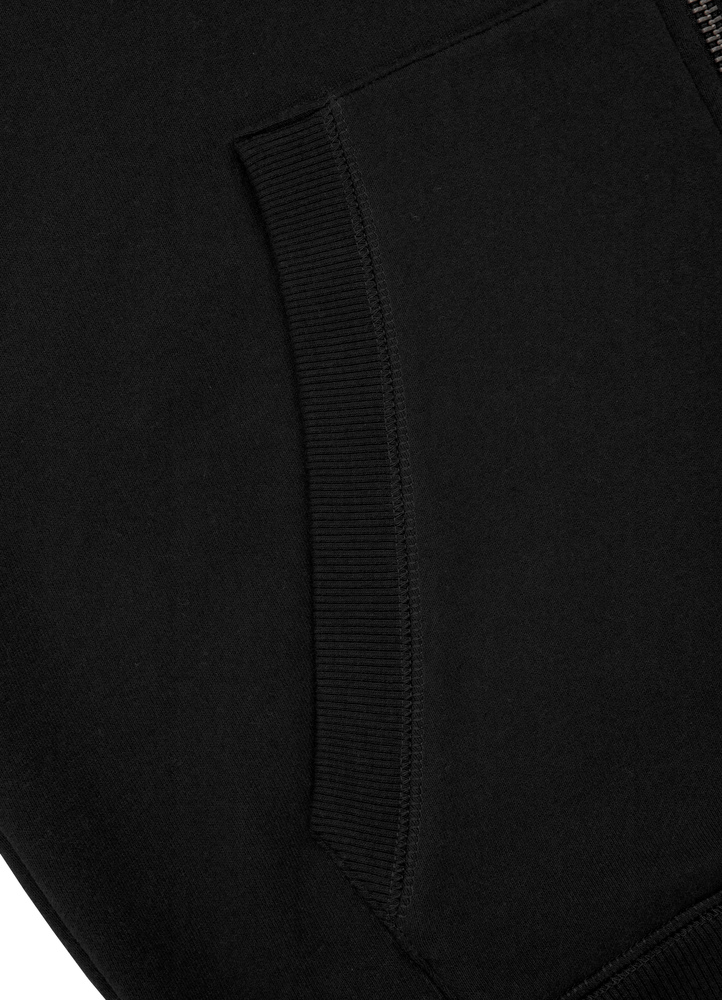 PIT BULL BLUZA ROZPINANA Z KAPTUREM SMALL LOGO BLACK