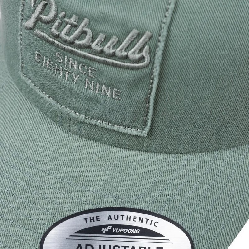 PIT BULL CZAPKA Z DASZKIEM ADJUSTABLE SEABRIDGE CLASSIC LOW PROFILE LIGHT GREEN