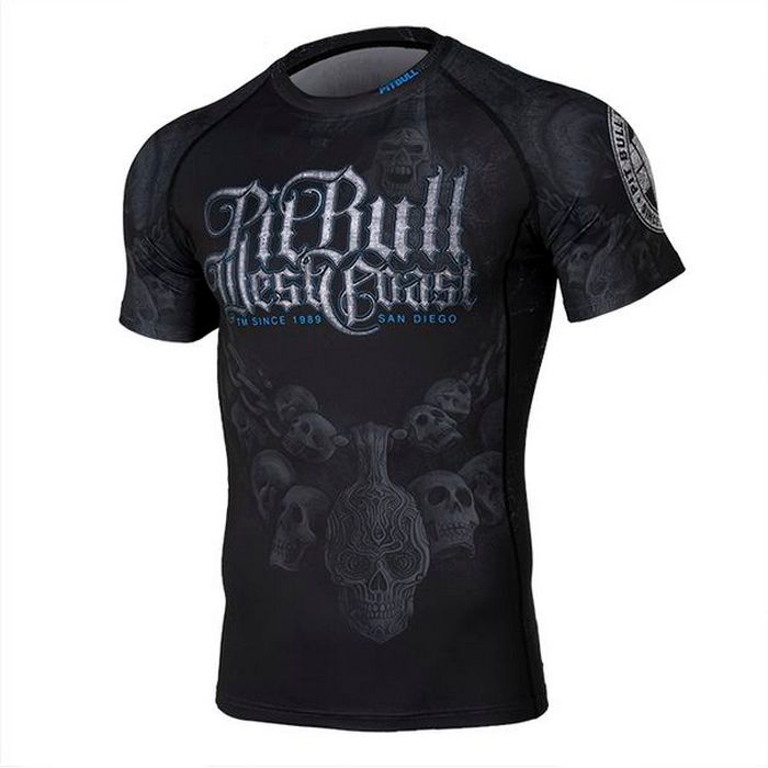 PIT BULL KOSZULKA RASHGUARD SKULL DOG