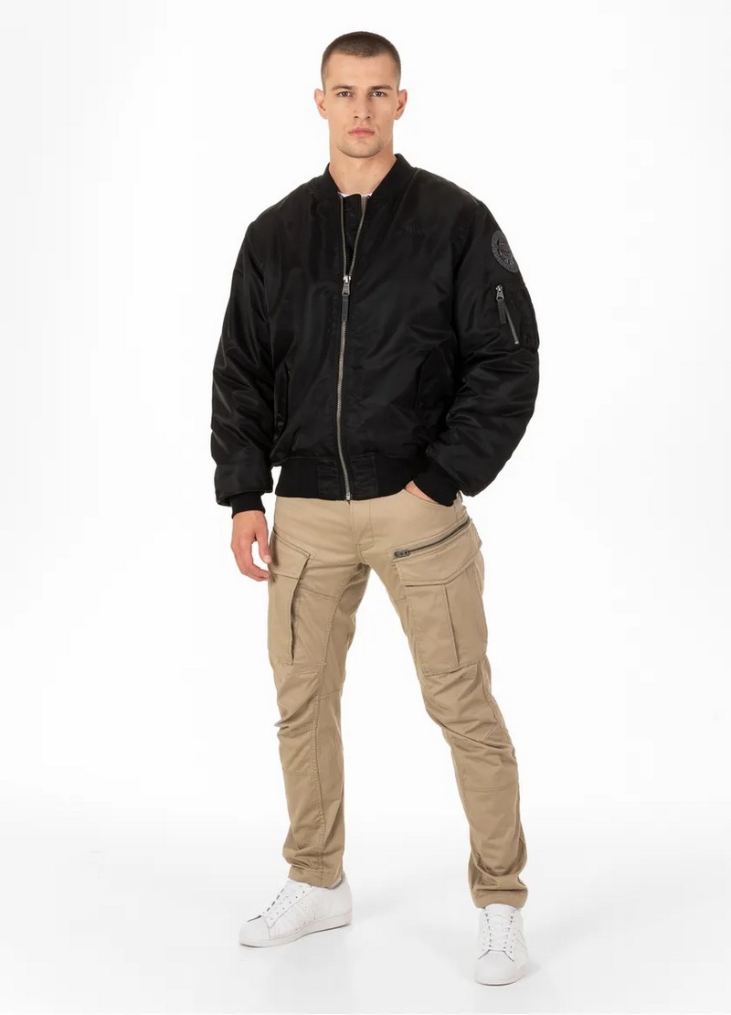 PIT BULL KURTKA MA-1 VERANO BOMBER BLACK