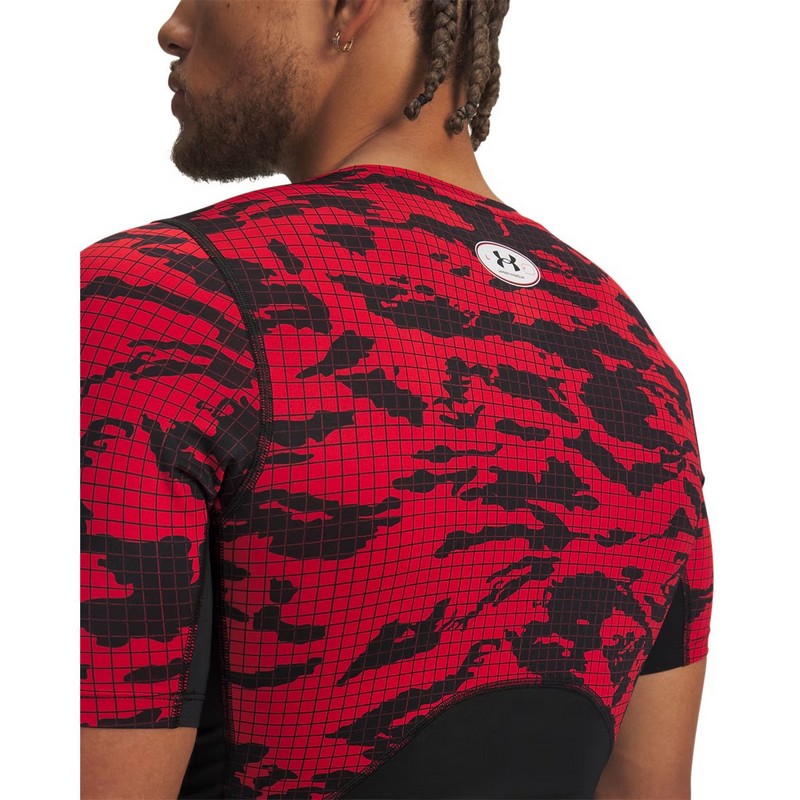UNDER ARMOUR KOSZULKA HeatGear Compression Printed 002