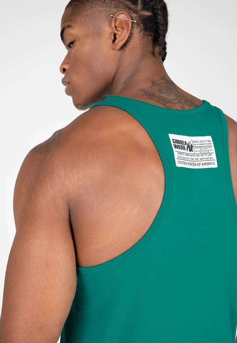 GORILLA WEAR TANK TOP CLASSIC TEAL GREEN