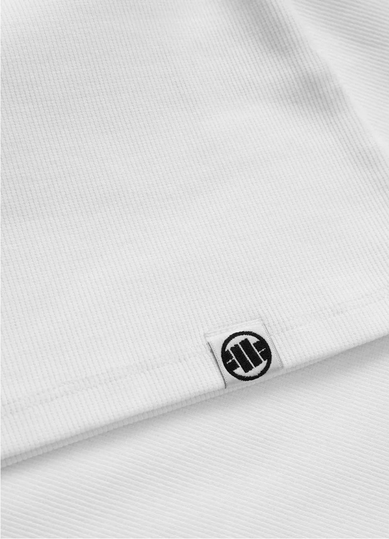 PIT BULL LONGSLEEVE RIB WHITE