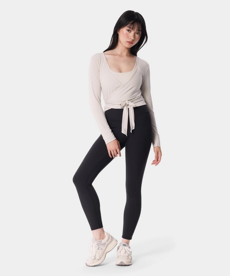 CARPATREE LONGSLEEVE WRAP OVER CREAM BEIGE