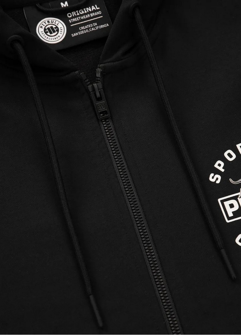 PIT BULL BLUZA ROZPINANA Z KAPTUREM PHYSICAL CULTURE BLACK