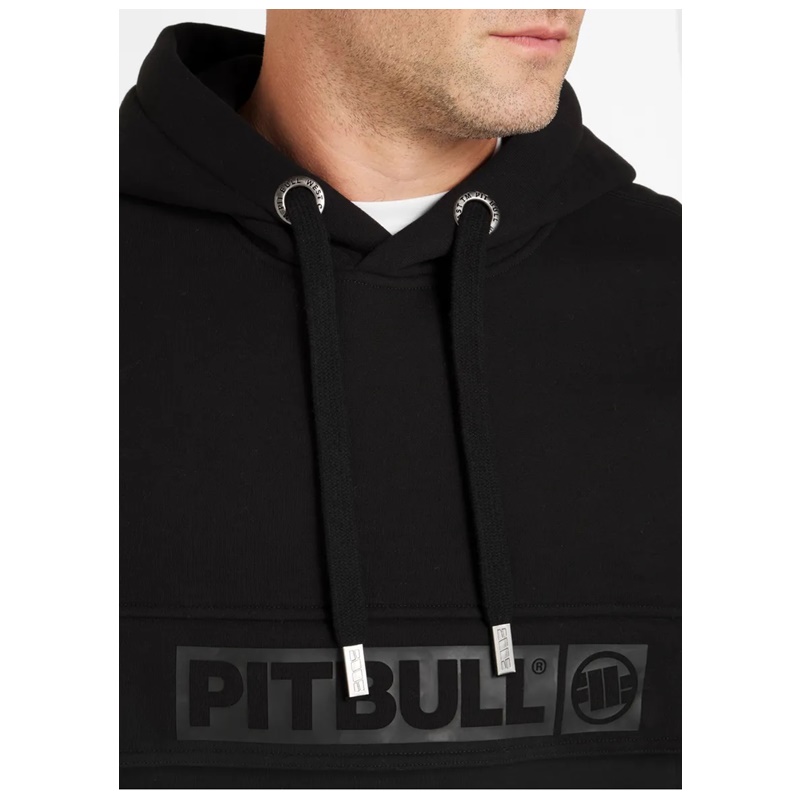 PIT BULL BLUZA Z KAPTUREM HILLTOP 2 COLORS CZARNY/CZARNY
