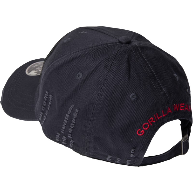 GORILLA WEAR CZAPKA Z DASZKIEM HARRISON BLACK/RED