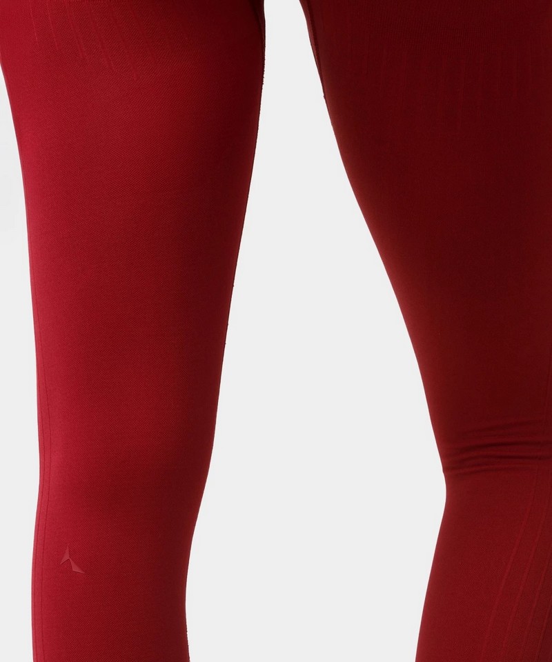 CARPATREE LEGGINSY BEZSZWOWE ELITE RUMBA RED