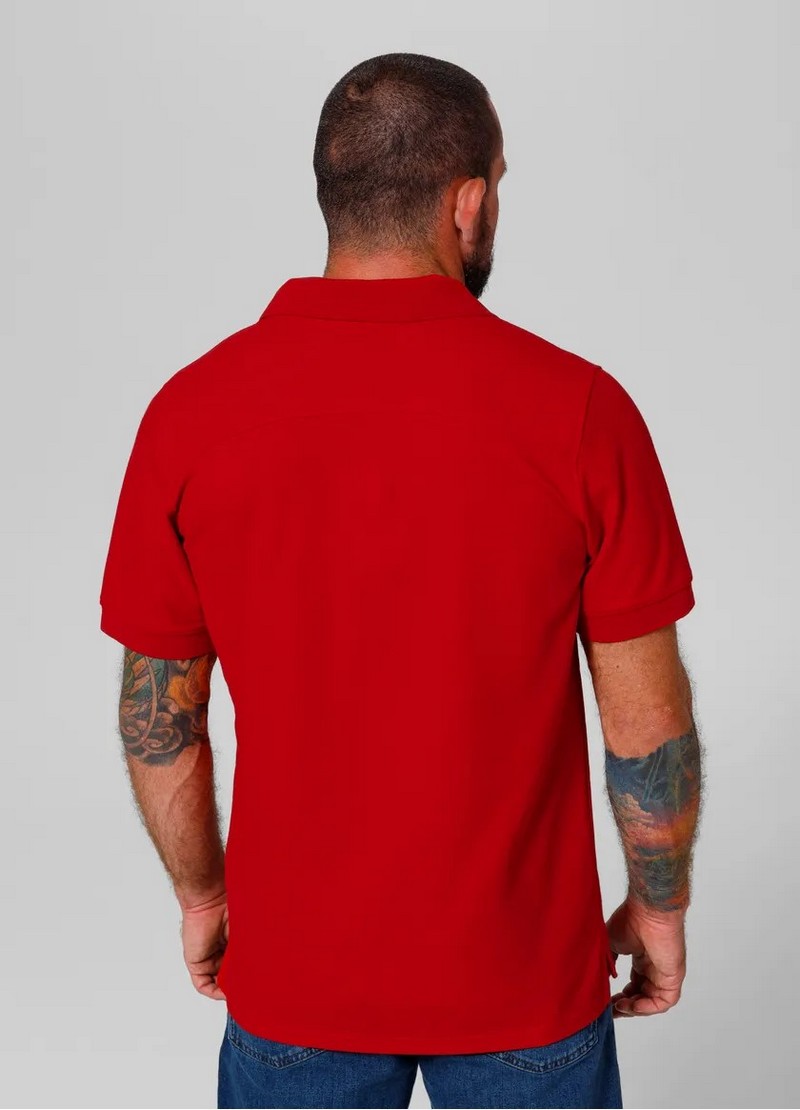 PIT BULL KOSZULKA POLO ROCKEY RED