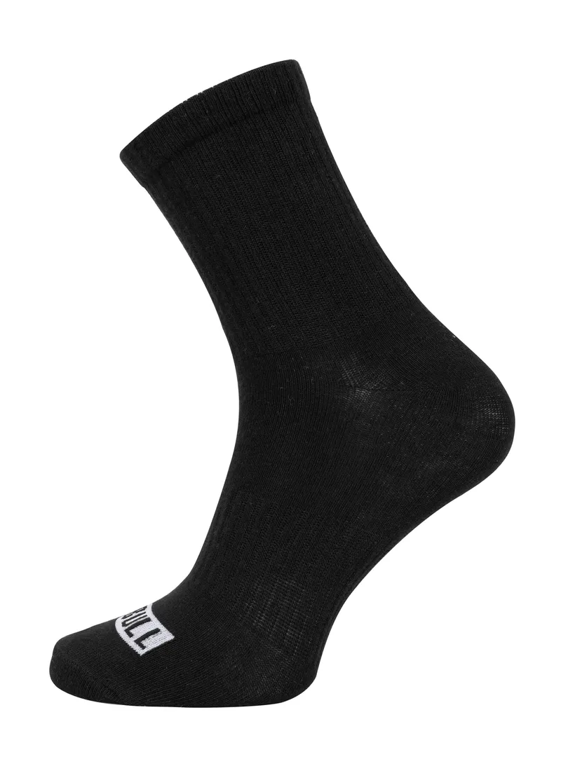 PIT BULL SKARPETKI HIGH ANKLE THIN BLACK