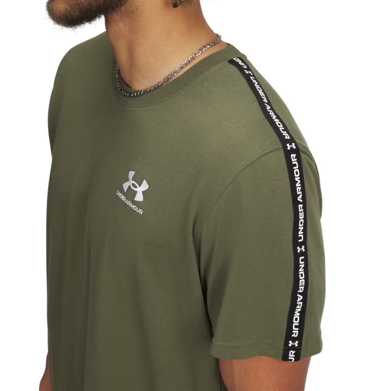 UNDER ARMOUR KOSZULKA ICON HEAVYWEIGHT TEE TAPING 390