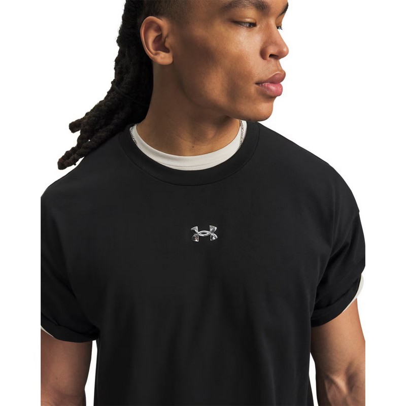 UNDER ARMOUR KOSZULKA HEAVYWEIGHT METAL LOGO 008