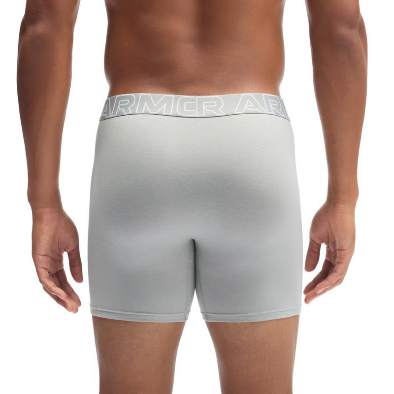 UNDER ARMOUR BOKSERKI PERFORMANCE COTTON 6IN 3 PACK 069