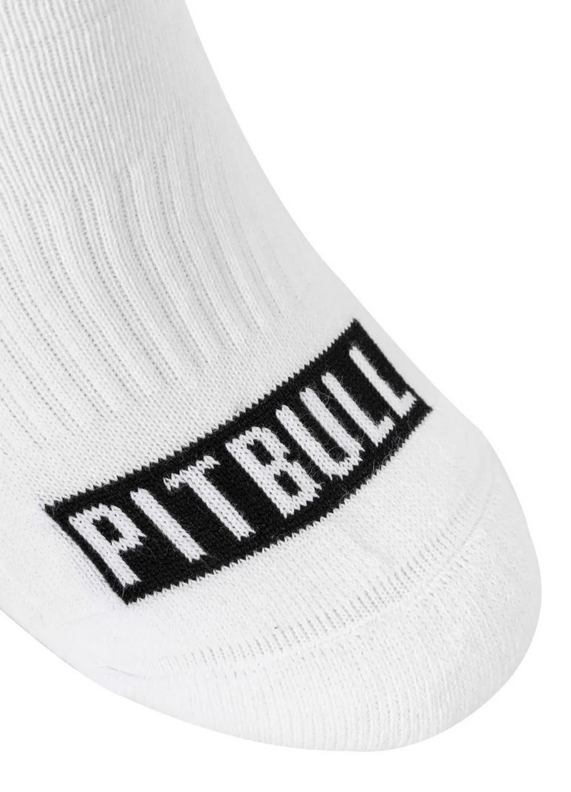 PIT BULL SKARPETKI HIGH ANKLE THICK WHITE