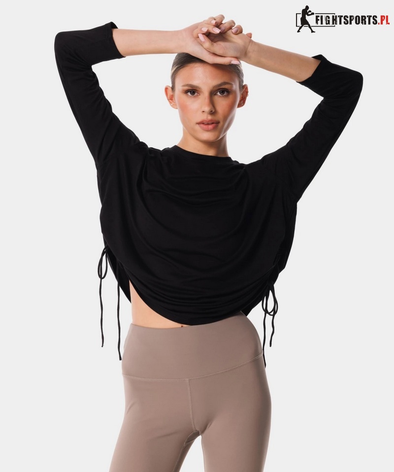 CARPATREE LONGSLEEVE RUCHING BLACK