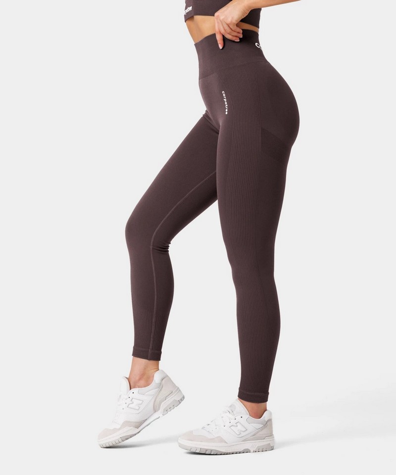 CARPATREE LEGGINSY BEZSZWOWE ALLURE BERRY BROWN