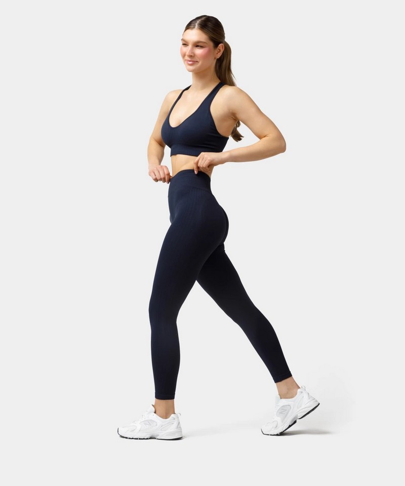 CARPATREE LEGGINSY BEZSZWOWE ELITE DARK BLUE