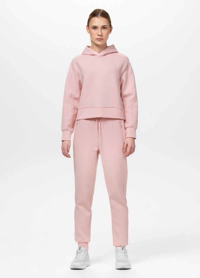 PIT BULL BLUZA Z KAPTUREM DISCOVERY STREWBERRY CREAM