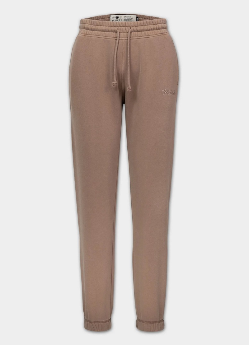 PIT BULL SPODNIE DRESOWE LOVIA SWEATPANTS CHOCOLATE MOUSSE