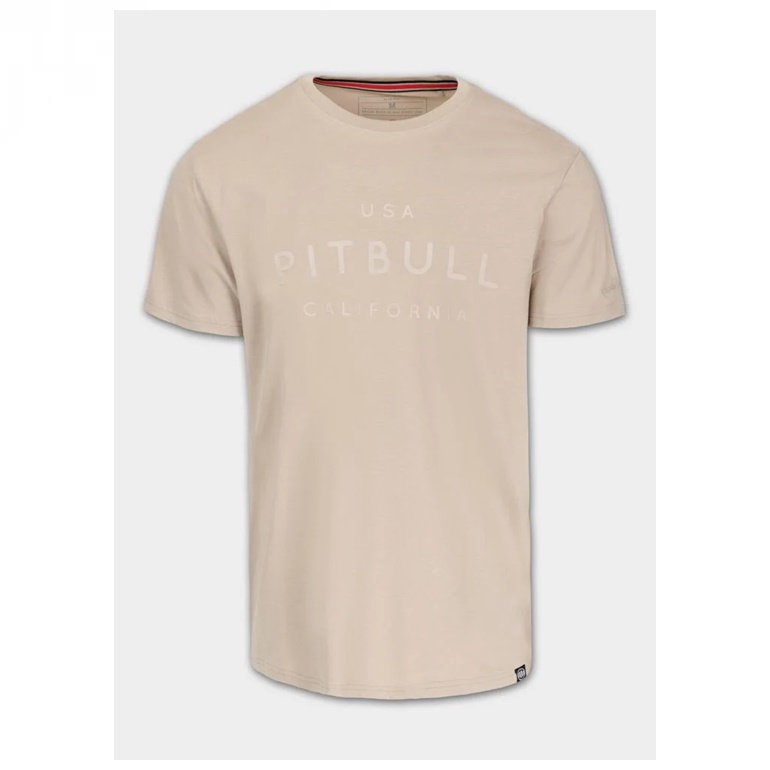 PIT BULL KOSZULKA SLIM FIT USA CAL SAND
