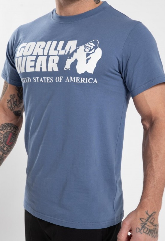 GORILLA WEAR KOSZULKA CLASSIC CORONET BLUE