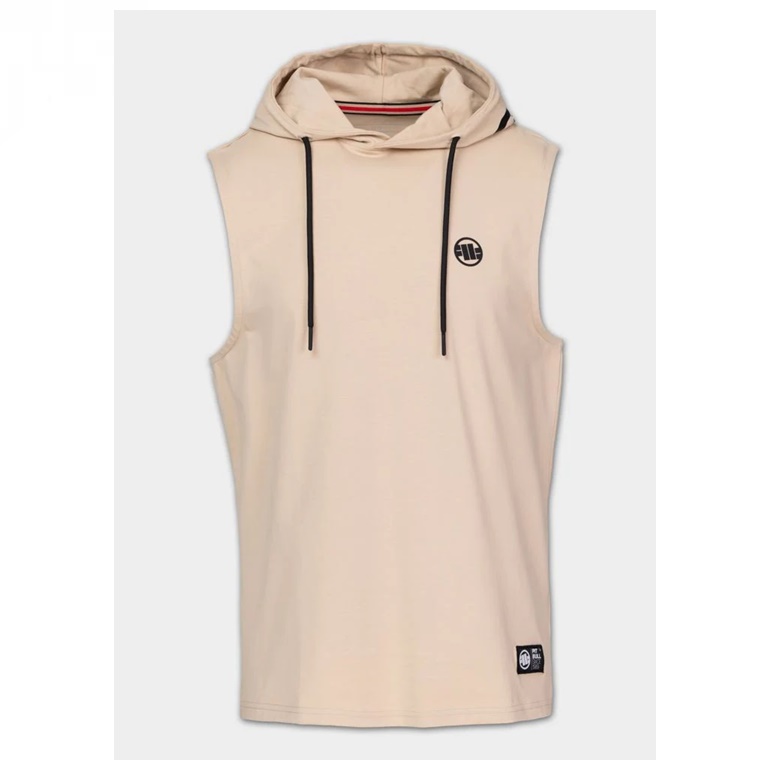 PIT BULL TANK TOP Z KAPTUREM MERCADO SPANDEX HILLTOP SAND