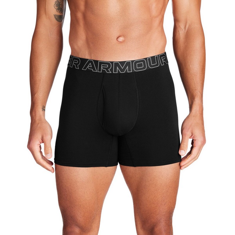 UNDER ARMOUR BOKSERKI PERFORMANCE COTTON 6IN 3 PACK 001