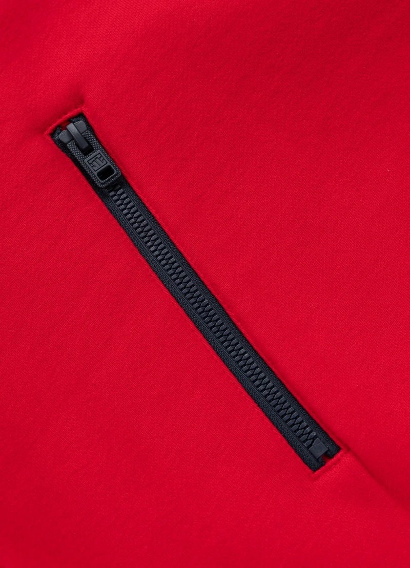 PIT BULL BLUZA Z KAPTUREM GIBSON DARK NAVY/RED