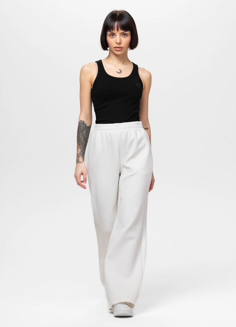 PIT BULL SPODNIE DRESOWE DISCOVERY OPEN OFF WHITE