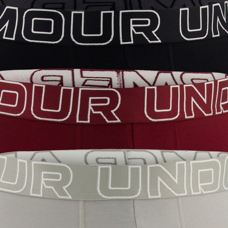 UNDER ARMOUR BOKSERKI PERFORMANCE COTTON 6IN 3 PACK 069