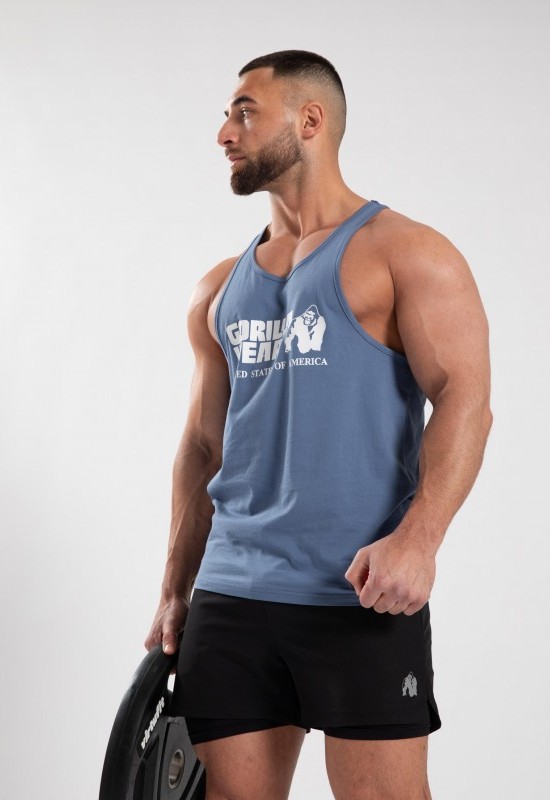 GORILLA WEAR TANK TOP CLASSIC CORONET BLUE