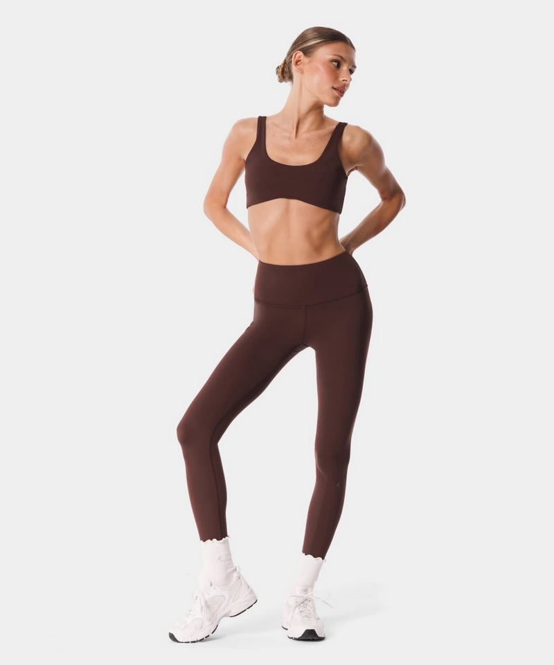 CARPATREE LEGGINSY BALLETCORE CROSSBACK NUTRACKER BROWN