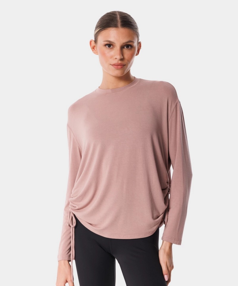 CARPATREE LONGSLEEVE RUCHING BEIGE