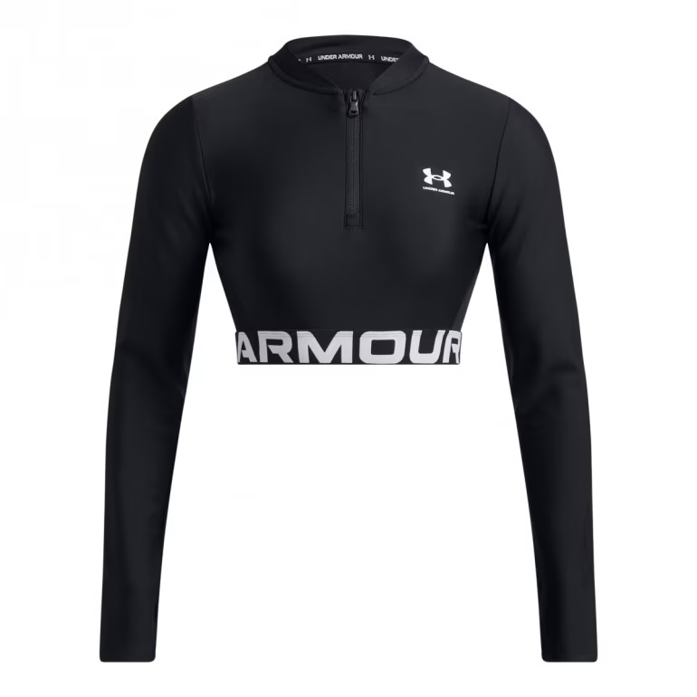 UNDER ARMOUR LONGSLEEVE DAMSKI Heatgear RIB 1/4 ZIP 001