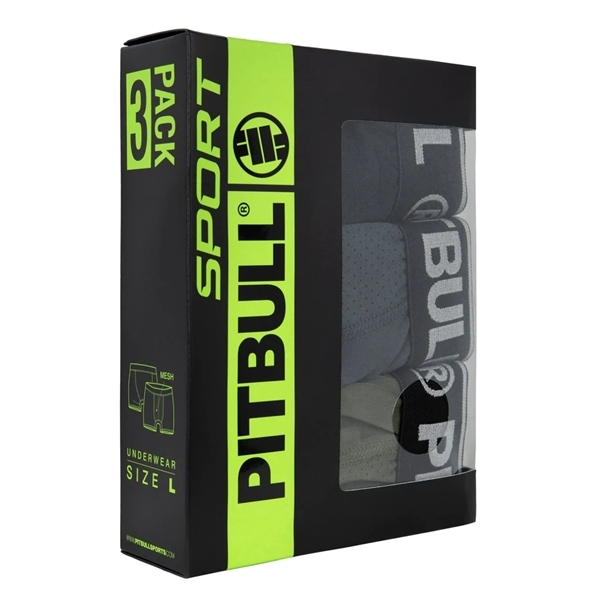 PIT BULL BOKSERKI SPORT 3 PACK OLIVE/GRAPHITE/BLACK