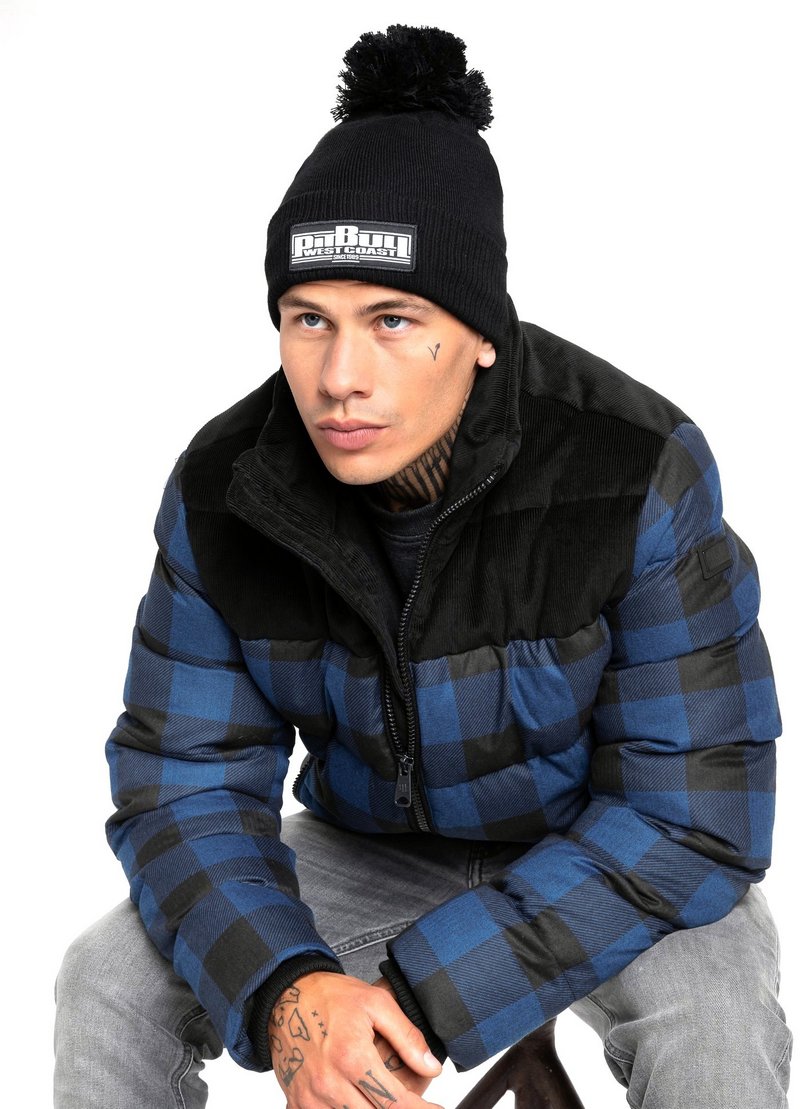 PIT BULL CZAPKA ZIMOWA BEANIE BUBBLE ONE TONE BOXING BLACK