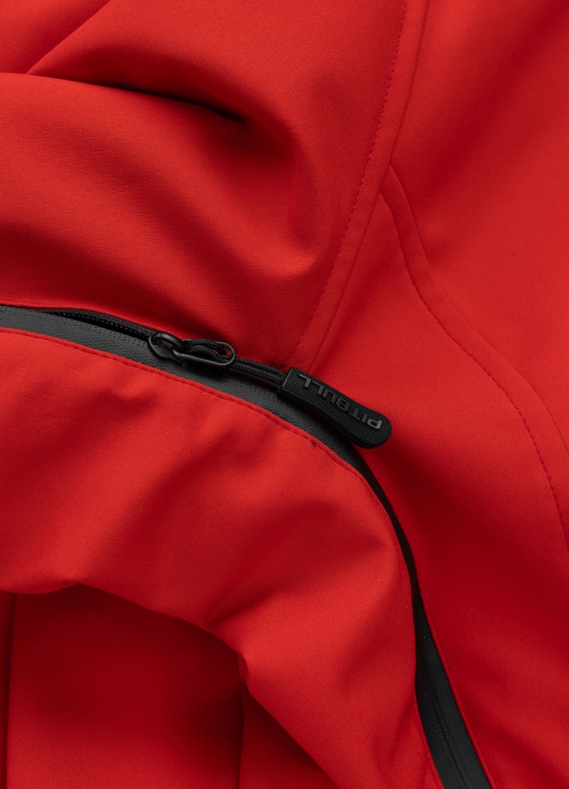 PIT BULL KURTKA SOFTSHELL ROCKFISH FLUO RED