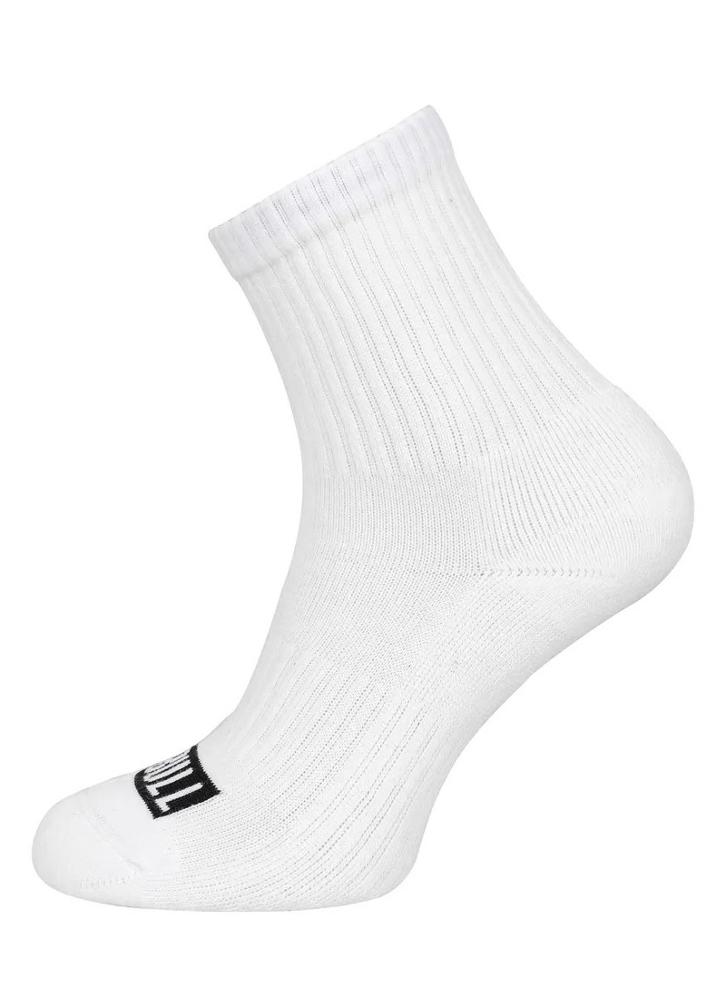PIT BULL SKARPETKI HIGH ANKLE THICK WHITE