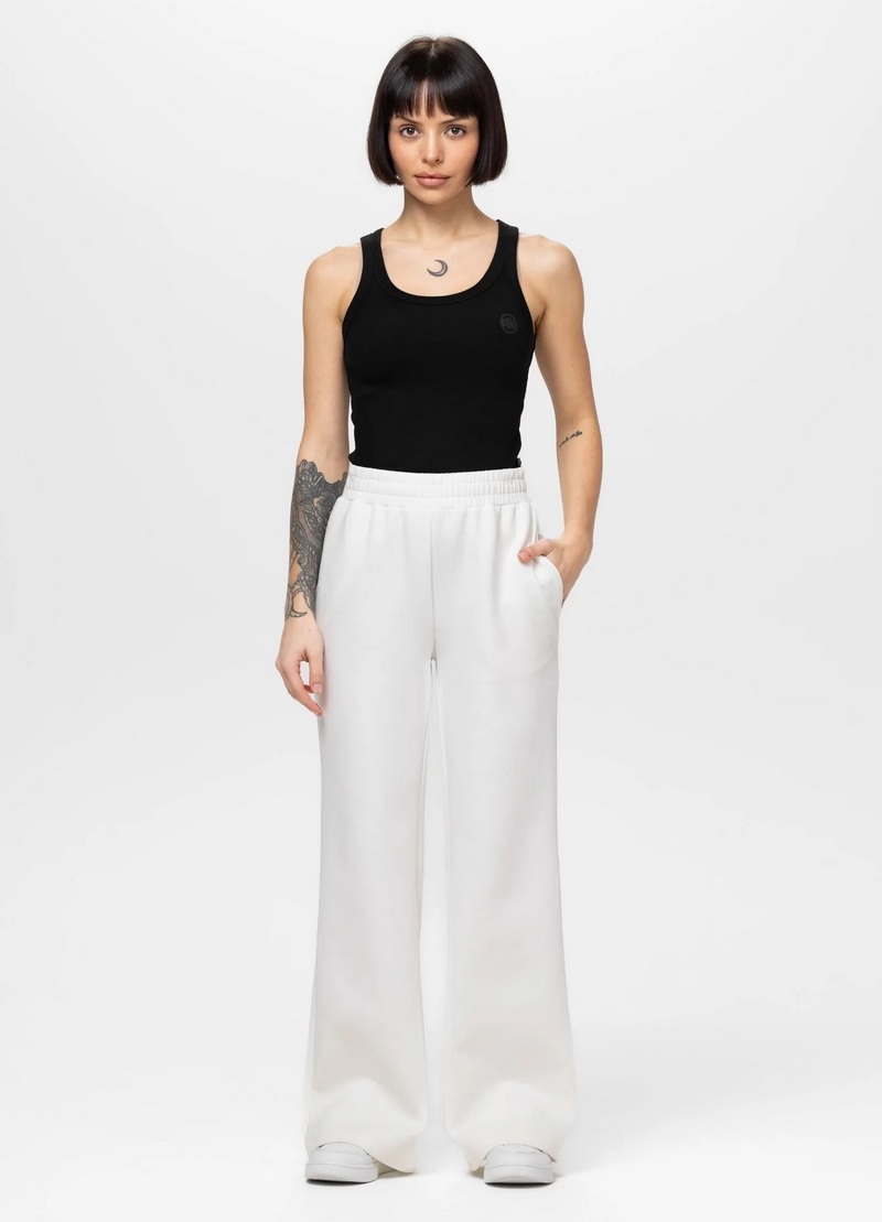 PIT BULL SPODNIE DRESOWE DISCOVERY OPEN OFF WHITE