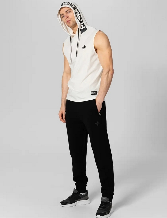 PIT BULL TANK TOP Z KAPTUREM MERCADO SPANDEX HILLTOP WHITE