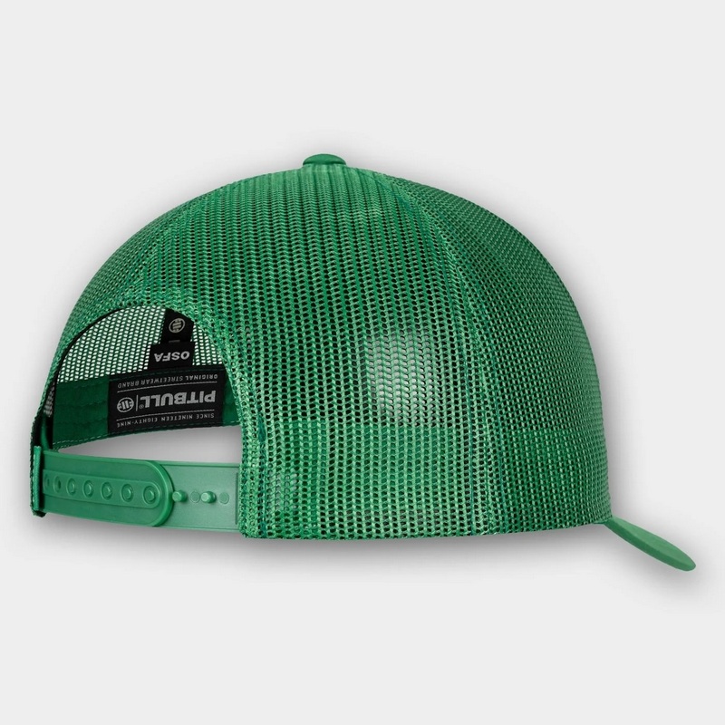 PIT BULL CZAPKA Z DASZKIEM SO CAL RETRO TRUCKER GREEN