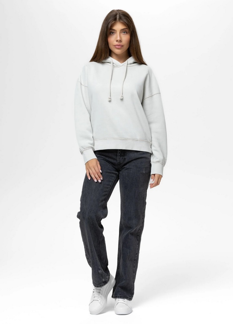 PIT BULL BLUZA WASHED LOVIA WHITE STONE