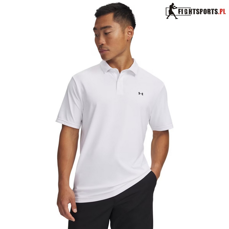UNDER ARMOUR KOSZULKA POLO TEE TO GREEN PIQUE 100