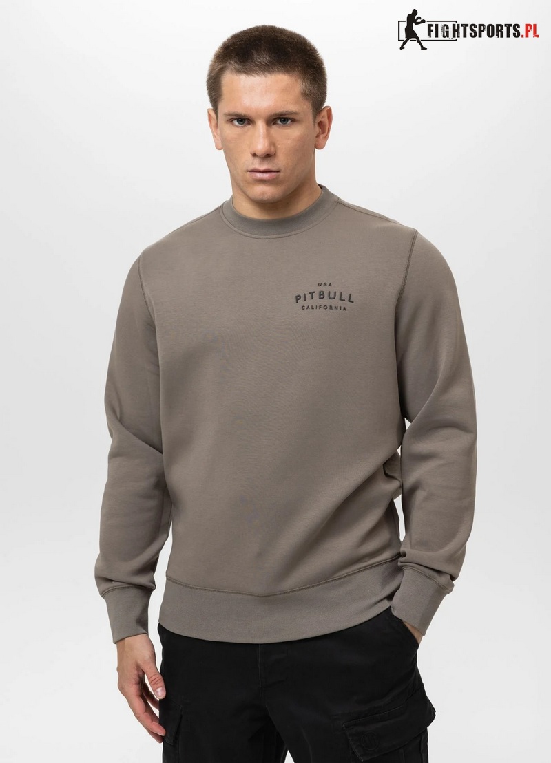 PIT BULL BLUZA CREWNECK SAMPSON PALE TAUPE