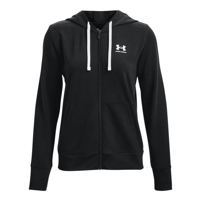 UNDER ARMOUR BLUZA Z KAPTUREM RIVAL TERRY BLACK
