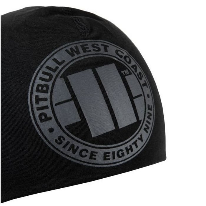 PIT BULL CZAPKA CIENKA BIG LOGO BLACK/BLACK