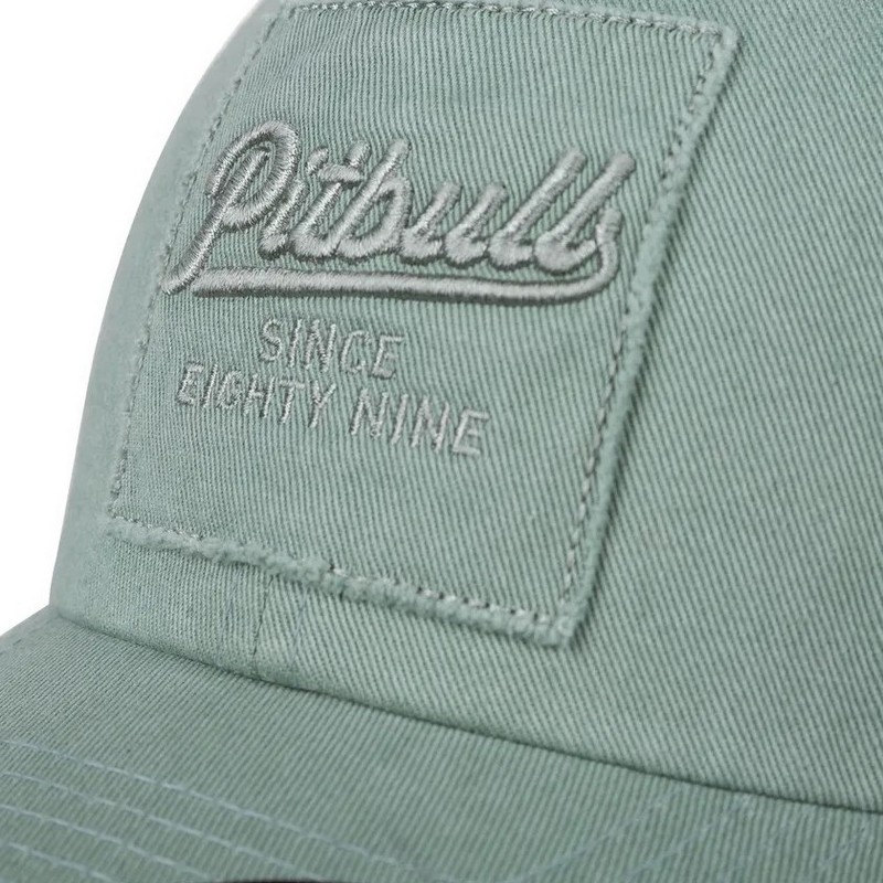 PIT BULL CZAPKA Z DASZKIEM ADJUSTABLE SEABRIDGE CLASSIC LOW PROFILE LIGHT GREEN
