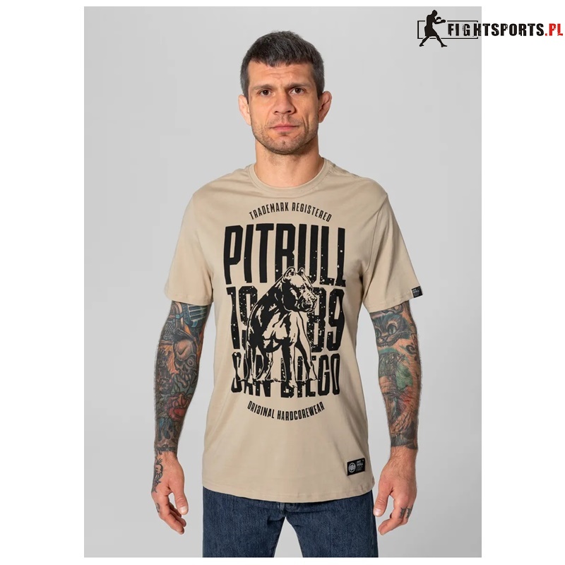 PIT BULL KOSZULKA SAN DIEGO DOG SAND