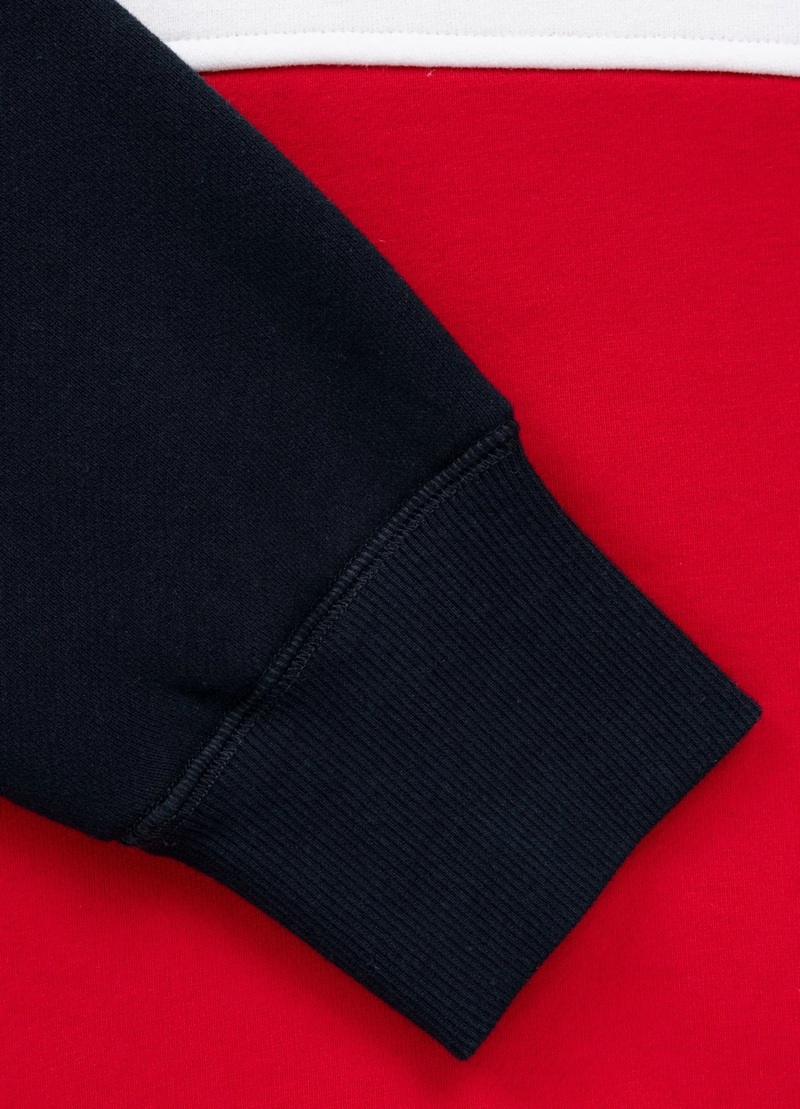 PIT BULL BLUZA Z KAPTUREM GIBSON DARK NAVY/RED